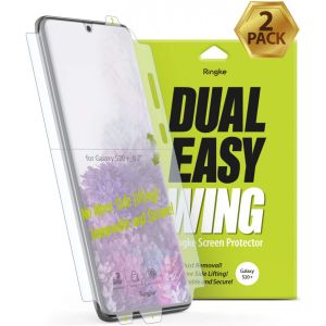 Ringke Dual Easy Wing Screenprotector Duo Pack Galaxy S20 Plus