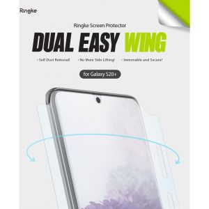 Ringke Dual Easy Wing Screenprotector Duo Pack Galaxy S20 Plus