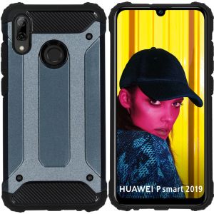 iMoshion Rugged Xtreme Backcover Huawei P Smart (2019) - Donkerblauw
