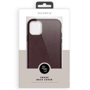 Selencia Gaia Slang Backcover iPhone 11 - Donkerrood