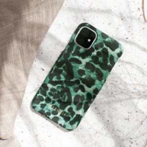 Selencia Maya Fashion Backcover iPhone Xs / X - Green Panther