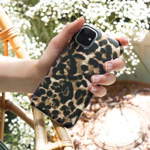 Selencia Maya Fashion Backcover Samsung Galaxy A51 - Brown Panther