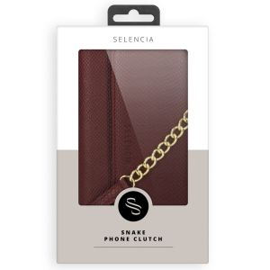 Selencia Uitneembare Slang Clutch Galaxy A50 / A30s - Donkerrood