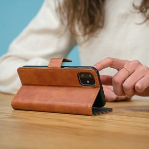iMoshion Luxe Bookcase iPhone Xs / X - Bruin