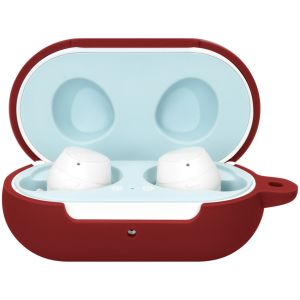 iMoshion Silicone Case Samsung Galaxy Buds Plus / Buds - Donkerrood