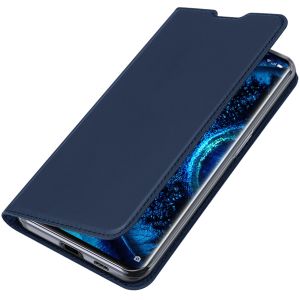Dux Ducis Slim Softcase Bookcase Oppo Find X2 Pro - Donkerblauw