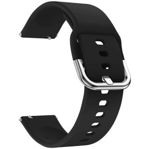 iMoshion Siliconen bandje Galaxy Watch 40/42mm / Active 2 42/44mm / Watch 3 41mm - Zwart