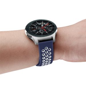 iMoshion Siliconen sport bandje Watch 46mm / Gear S3 Frontier / Watch 3 45mm - Blauw