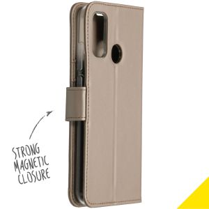 Accezz Wallet Softcase Bookcase Huawei P Smart (2020) - Goud