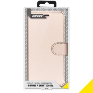 Accezz Wallet Softcase Bookcase Huawei P Smart (2020) - Goud