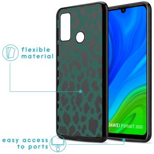 iMoshion Design hoesje Huawei P Smart (2020) - Luipaard - Groen