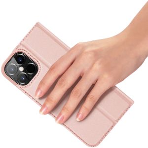 Dux Ducis Slim Softcase Bookcase iPhone 12 Pro Max - Rosé Goud