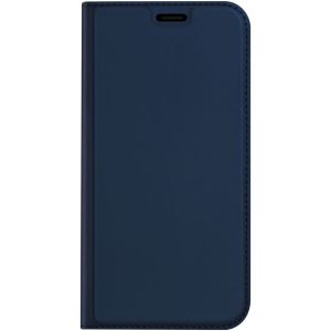 Dux Ducis Slim Softcase Bookcase iPhone 12 (Pro) - Donkerblauw