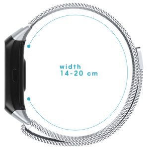 iMoshion Milanees Watch bandje Samsung Galaxy Fit - Zilver