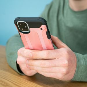iMoshion Rugged Xtreme Backcover iPhone 12 Mini - Rosé Goud