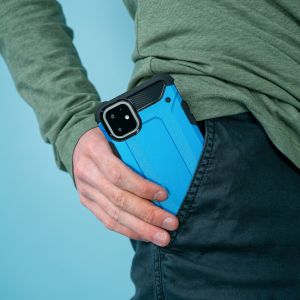 iMoshion Rugged Xtreme Backcover iPhone 12 Mini - Lichtblauw