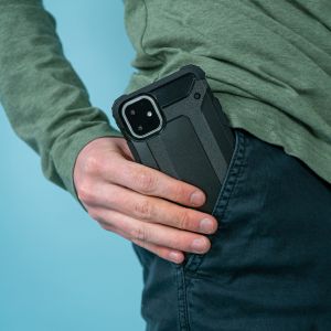 iMoshion Rugged Xtreme Backcover iPhone 12 (Pro) - Zwart