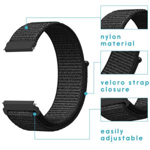 iMoshion Nylon bandje Galaxy Watch 40/42mm / Active 2 42/44mm / Watch 3 41mm