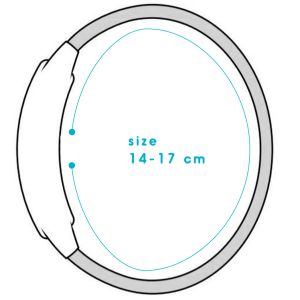 iMoshion Siliconen bandje Fitbit Alta (HR) - Zwart