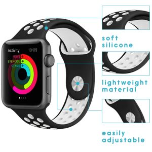iMoshion Siliconen sport bandje Apple Watch Series 1-9 / SE - 38/40/41 mm