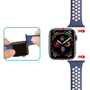 iMoshion Siliconen sport bandje Apple Watch Series 1-9 / SE / Ultra (2) - 42/44/45/49 mm