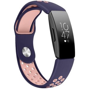 iMoshion Siliconen sport bandje Fitbit Inspire - Blauw / Roze