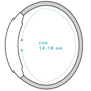 iMoshion Siliconen bandje Fitbit Charge 3 / 4 - Zwart