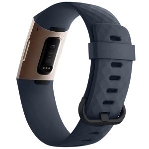 iMoshion Siliconen bandje Fitbit Charge 3 / 4 - Donkerblauw