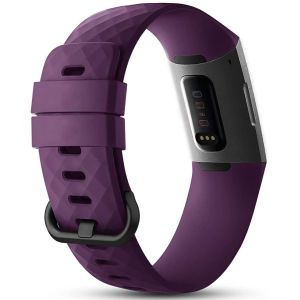 iMoshion Siliconen bandje Fitbit Charge 3 / 4 - Paars
