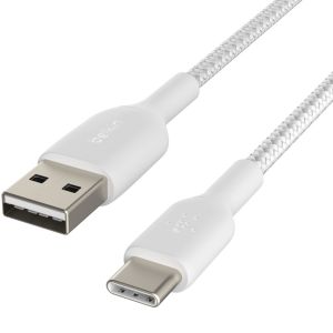 Belkin Boost↑Charge™ Braided USB-C naar USB kabel - 0,15 meter - Wit