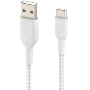 Belkin Boost↑Charge™ Braided USB-C naar USB kabel - 2 meter - Wit
