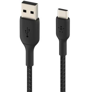 Belkin Boost↑Charge™ Braided USB-C naar USB kabel - 3 meter - Zwart