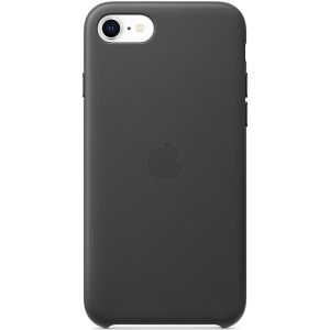 Apple Leather Backcover iPhone SE (2022 / 2020) - Black