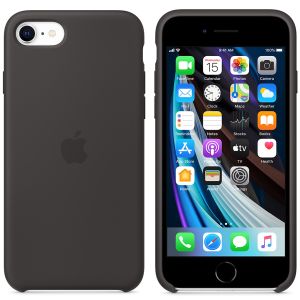 Apple Silicone Backcover iPhone SE (2022 / 2020) - Black