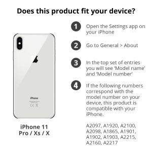 PanzerGlass Privacy Screenprotector iPhone 11 Pro / Xs / X