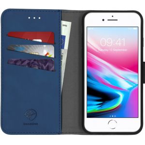 iMoshion Uitneembare 2-in-1 Bookcase iPhone SE (2022 / 2020) / 8 / 7 / 6(s) - Donkerblauw