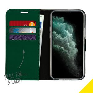 Accezz Wallet Softcase Bookcase iPhone 12 (Pro) - Groen
