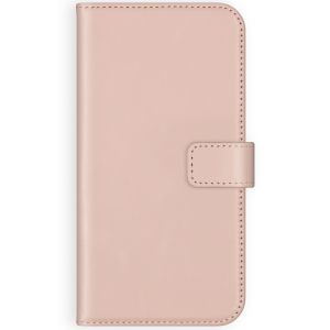 Selencia Echt Lederen Bookcase iPhone 12 (Pro) - Roze