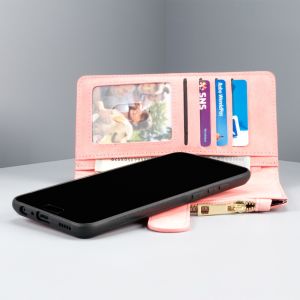 Luxe Portemonnee Samsung Galaxy A40 - Roze