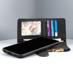 Luxe Portemonnee Samsung Galaxy A40 - Zwart