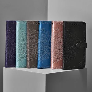 Mandala Bookcase Samsung Galaxy S10 - Paars