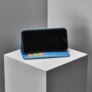 Mandala Bookcase Samsung Galaxy S20 - Turquoise