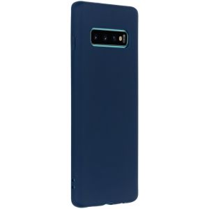 iMoshion Color Backcover Samsung Galaxy S10 Plus - Donkerblauw