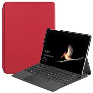 Stand Bookcase Microsoft Surface Go 4 / Go 3 / Go 2 - Rood