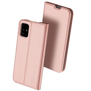 Dux Ducis Slim Softcase Bookcase Samsung Galaxy A51 - Rosé Goud