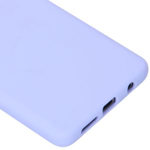 Accezz Liquid Silicone Backcover Samsung Galaxy S10 Plus - Paars