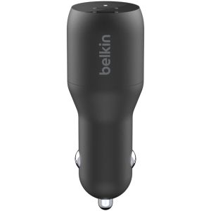 Belkin Boost↑Charge™ Dual USB-C Car Charger - 36W - Zwart