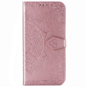 Mandala Bookcase Xiaomi Mi Note 10 Lite - Rosé Goud