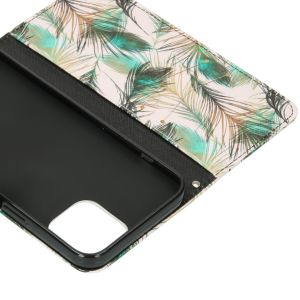 Design Softcase Bookcase iPhone 12 Pro Max - Pauw Goud