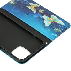 Design Softcase Bookcase iPhone 12 Pro Max - Vlinders